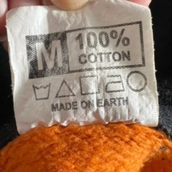 NOT HUMAN Hoodie Quarter Zip Unisex L Embordered Johnny James MMA Color Block - Picture 6 of 7